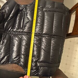 Prada Shiny Black Quilted Vest